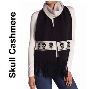 Skull Cashmere Ripley Scarf NWT 360 Cashmere